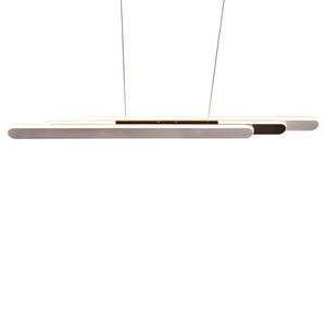 Lampada a LED Helios Ferro - 1 punti luce - Argento - Larghezza: 130 cm