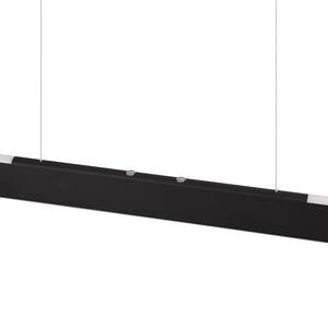 Lampada a LED Helios Ferro - 1 punti luce - Nero - Larghezza: 100 cm