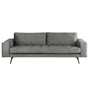 3-Sitzer Sofa Pruneda Samt Tomi: Grau