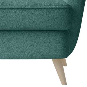 Oorfauteuil Pocicos Bouclé Stof Anouk: Petrolblauw