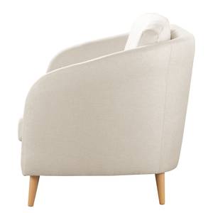 2-Sitzer Sofa Sarrato Webstoff Lioba: Creme