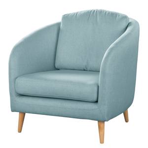 Fauteuil Sarrato Tissu Lioba: Bleu clair