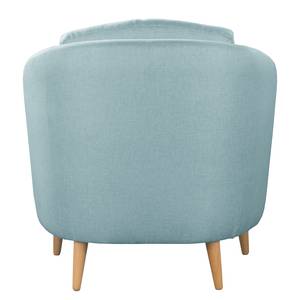 Fauteuil Sarrato Tissu Lioba: Bleu clair