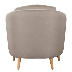 Fauteuil Sarrato Tissu Lioba: Taupe