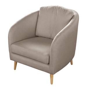 Fauteuil Sarrato Tissu Lioba: Taupe