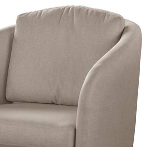 Fauteuil Sarrato Geweven stof Lioba: Taupe