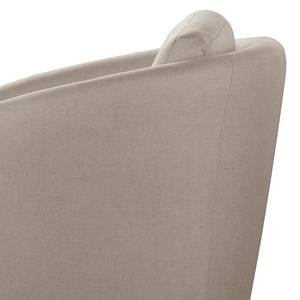 Fauteuil Sarrato Geweven stof Lioba: Taupe