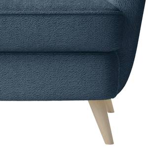 Fauteuil à oreilles Pocicos Tissu Bouclé Anouk: Bleu foncé