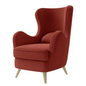 Oorfauteuil Pocicos Bouclé Stof Anouk: Rood