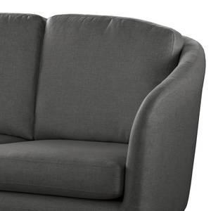 2-Sitzer Sofa Sarrato Webstoff Lioba: Anthrazit