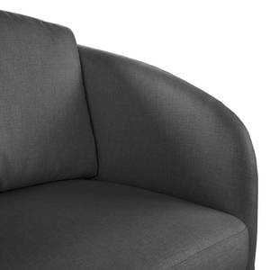 2-Sitzer Sofa Sarrato Webstoff Lioba: Anthrazit