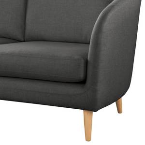 2-Sitzer Sofa Sarrato Webstoff Lioba: Anthrazit