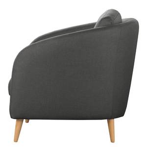 Fauteuil Sarrato Tissu Lioba: Anthracite