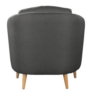 Fauteuil Sarrato Tissu Lioba: Anthracite