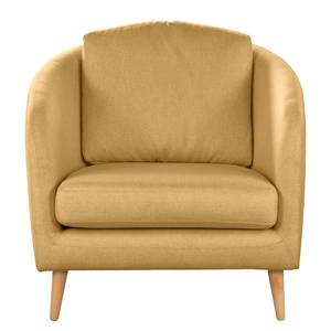 Fauteuil Sarrato Tissu Lioba: Jaune maïs