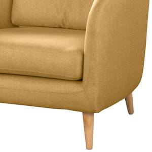 Fauteuil Sarrato Tissu Lioba: Jaune maïs