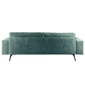 3-Sitzer Sofa Pruneda Samt Tomi: Petrol