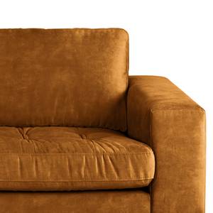 3-Sitzer Sofa Pruneda Samt Tomi: Goldbraun