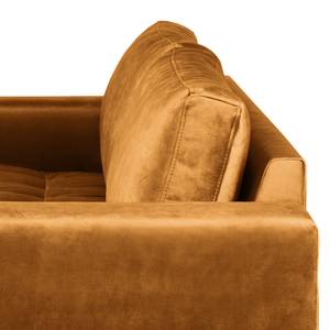 3-Sitzer Sofa Pruneda Samt Tomi: Goldbraun