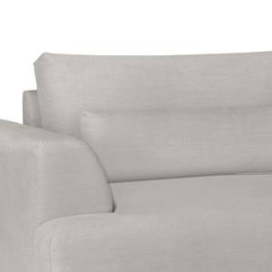 Ecksofa Colladas Webstoff Carde: Stahl - Longchair davorstehend rechts