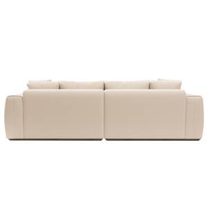 Ecksofa Palabra Chenille Marisa: Creme - Longchair davorstehend rechts