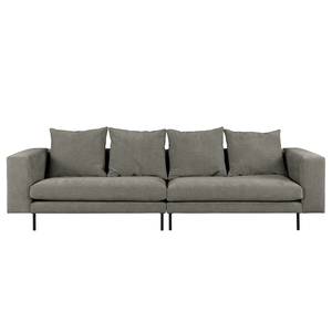 Bigsofa Riberica Webstoff Bogna: Dunkelbraun