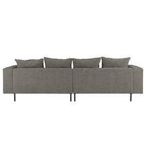 Bigsofa Riberica Webstoff Bogna: Dunkelbraun