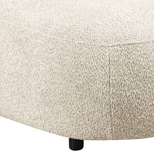 Polsterhocker Betano Bouclé Stoff Anouk: Creme