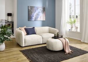 2,5-Sitzer Sofa Betano Bouclé Stoff Anouk: Creme