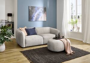 2,5-Sitzer Sofa Betano Bouclé Stoff Anouk: Hellgrau