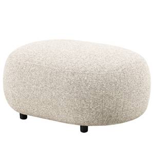 Gestoffeerde hocker Betano Structuurstof Oana: Beige