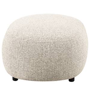 Gestoffeerde hocker Betano Structuurstof Oana: Beige