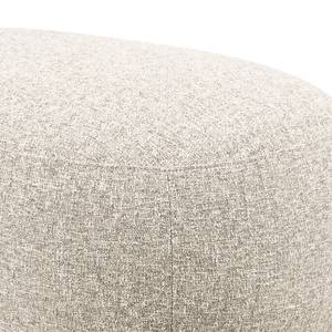 Gestoffeerde hocker Betano Structuurstof Oana: Beige