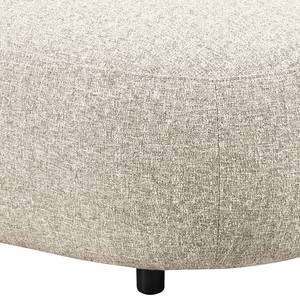 Gestoffeerde hocker Betano Structuurstof Oana: Beige