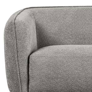 Ecksofa Betano 2,5-Sitzer mit Longchair Bouclé Stoff Anouk: Graphit