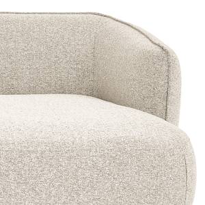 Hoekbank Betano 2,5-zits + chaise long. Structuurstof Oana: Beige