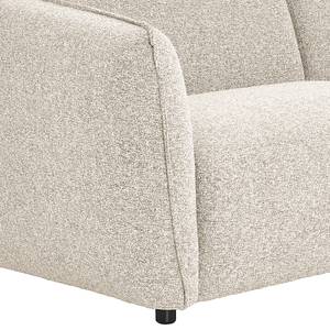 Hoekbank Betano 2,5-zits + chaise long. Structuurstof Oana: Beige