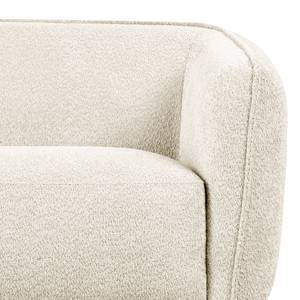 Ecksofa Betano 2,5-Sitzer mit Longchair Bouclé Stoff Anouk: Creme