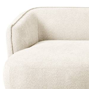 Ecksofa Betano 2,5-Sitzer mit Longchair Bouclé Stoff Anouk: Creme