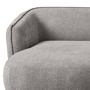 Ecksofa Betano 2,5-Sitzer mit Longchair Bouclé Stoff Anouk: Graphit