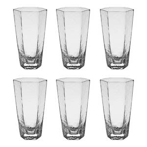 Longdrinkglas-Set CUBES 6er-Set Glas - Transparent