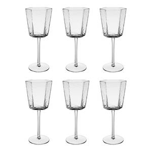 Weinglas-Set CUBES 6er-Set Glas - Transparent