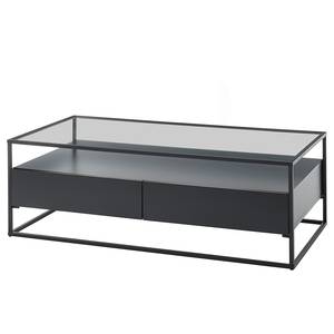 Salontafel Tiango glas - zwart