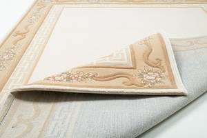 Wollen vloerkleed Pelinia scheerwol - Beige - 60 x 110 cm