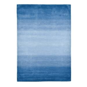 Wollteppich Comfort Ombre Schurwolle - Blau - 70 x 140 cm