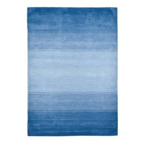 Tappeto di lana Comfort Ombre Lana vergine - Blu - 60 x 90 cm