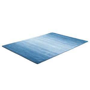 Wollteppich Comfort Ombre Schurwolle - Blau - 60 x 90 cm