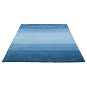 Tappeto di lana Comfort Ombre Lana vergine - Blu - 60 x 90 cm