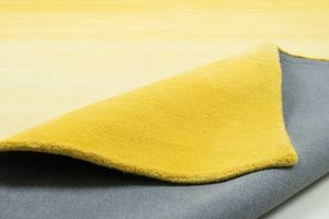 Tapis en laine Comfort Ombre Laine vierge - Jaune - 70 x 140 cm