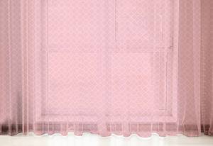 Rideaux Orientalisch E - Lot de 2 Polyester - Rouge pastel - Hauteur : 220 cm